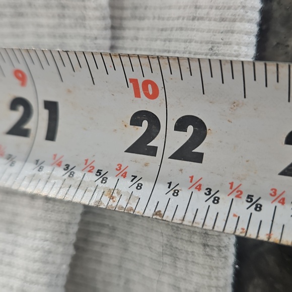 Parke Shrunken Mockneck Sweatshirt Light Gray Navy “P” Logo L/XL - Picture 5 of 6